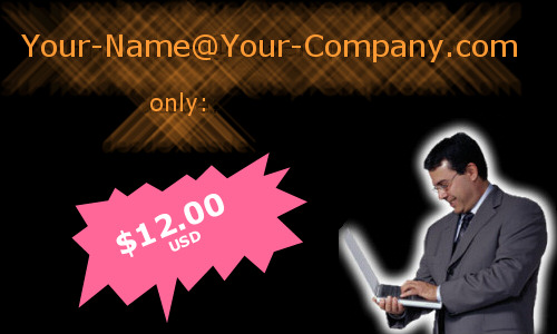 yourname@yourcompany.com only $12 USD per year